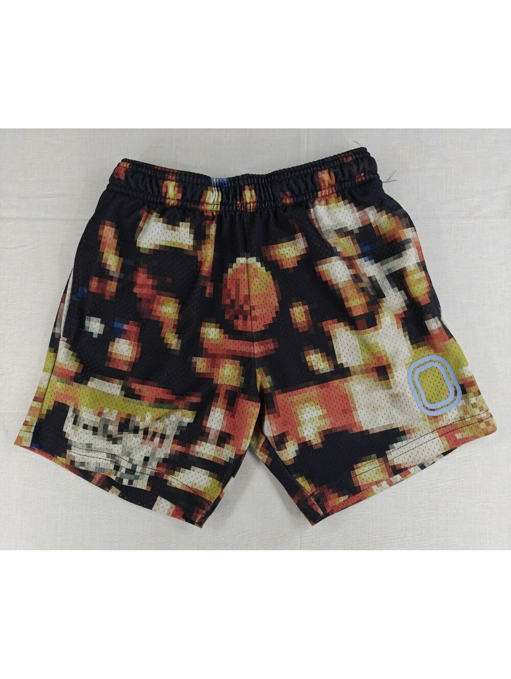 Overtime Youth Medium Pixel Arcade Video Game Graphic Mesh Shorts